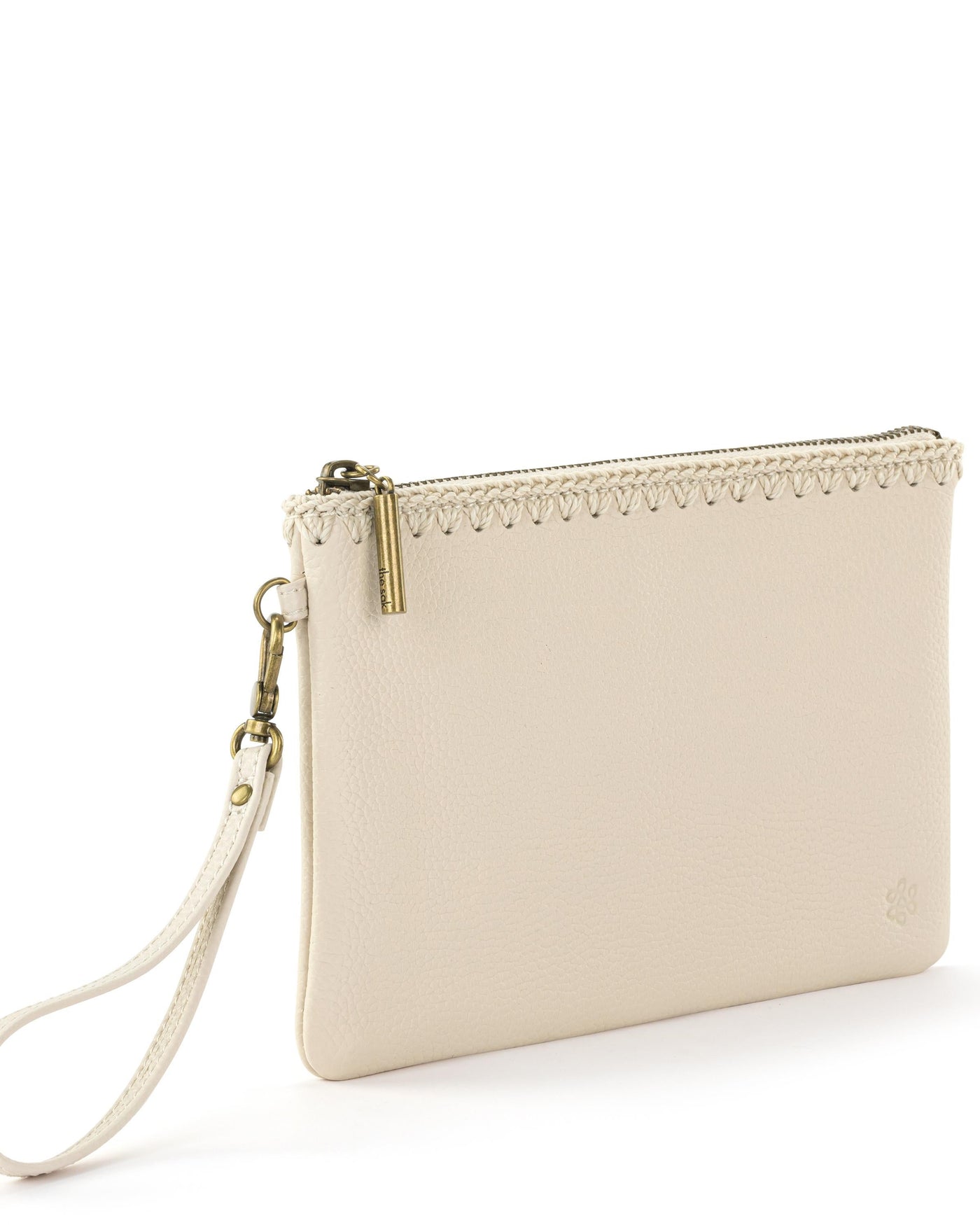 Vita Wristlet - Leather - Stone