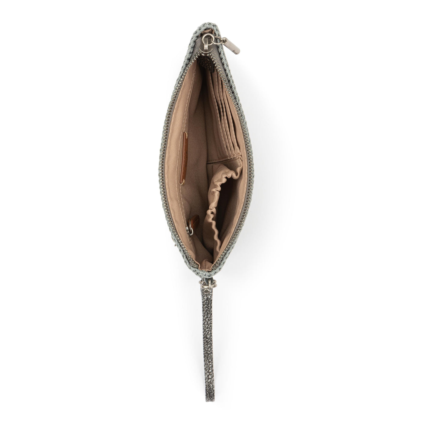 Vita Wristlet - Leather - Dark Silver