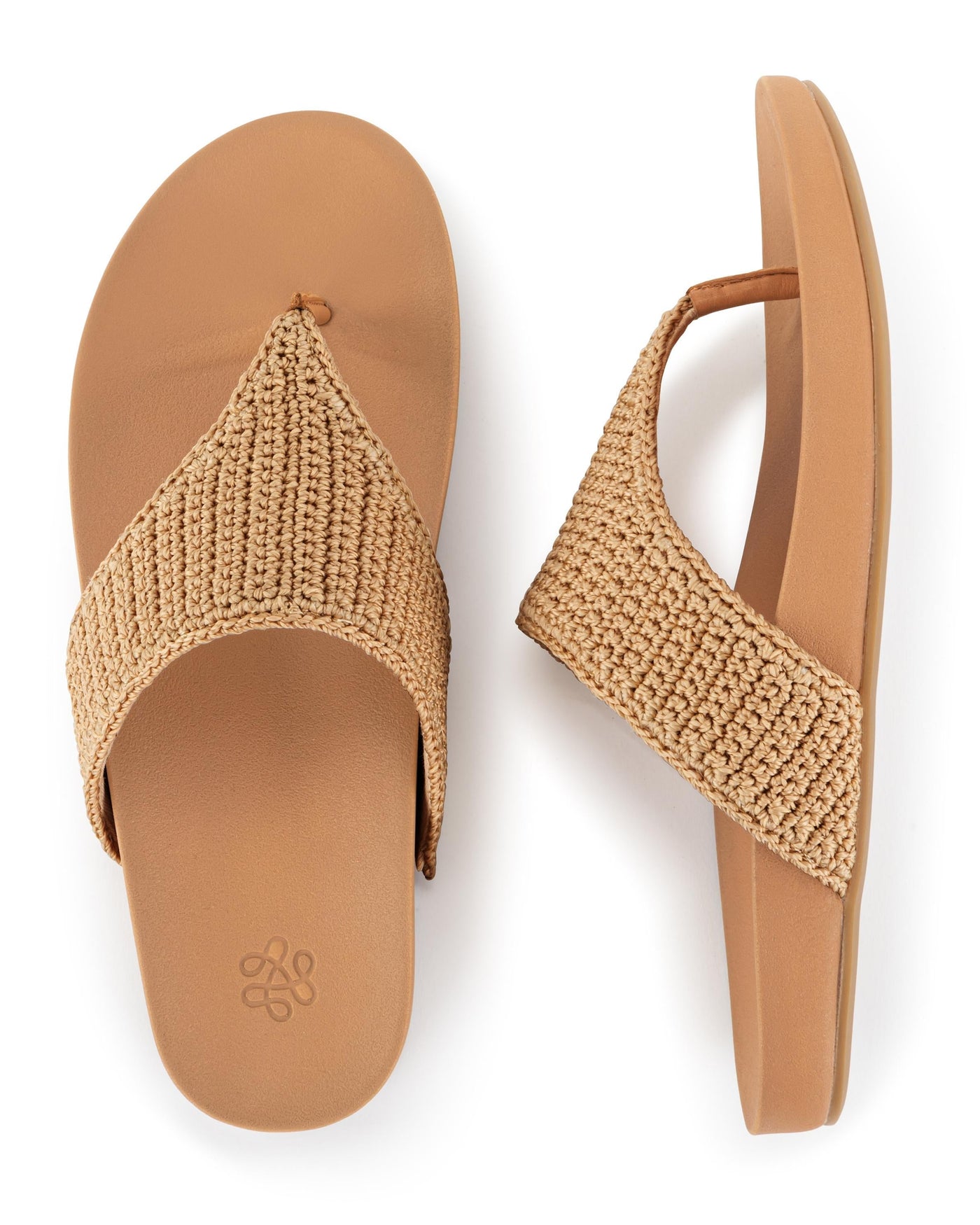 Everly Sandal - Hand Crochet - Bamboo