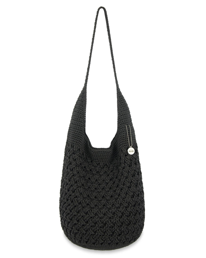120 Hobo - Hand Crochet - Black Cozy Weave
