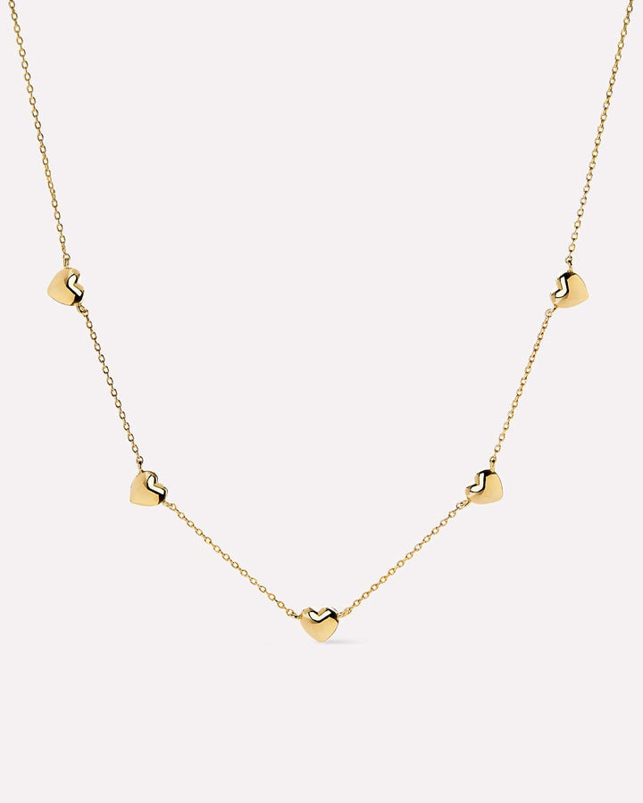 Heart Necklace - Lev Mini Station Necklace