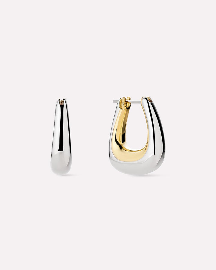 Statement Earrings - Dakota Two Tone