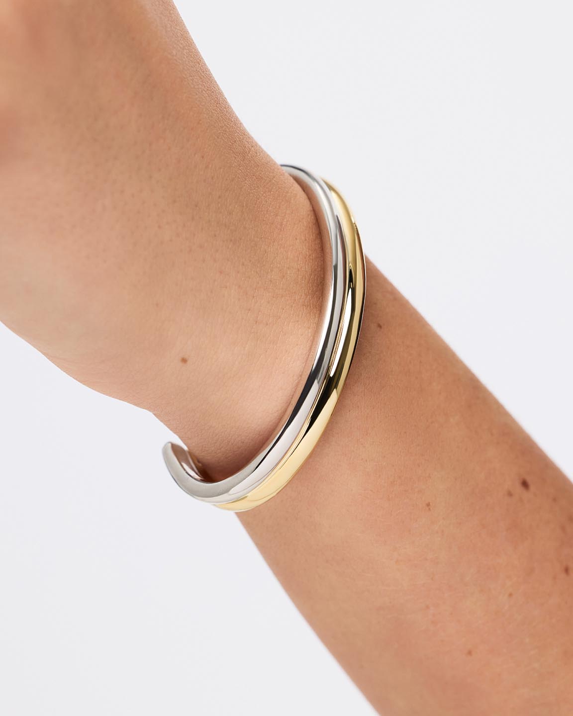 Cuff Bracelet - Arlo Double Two Tone