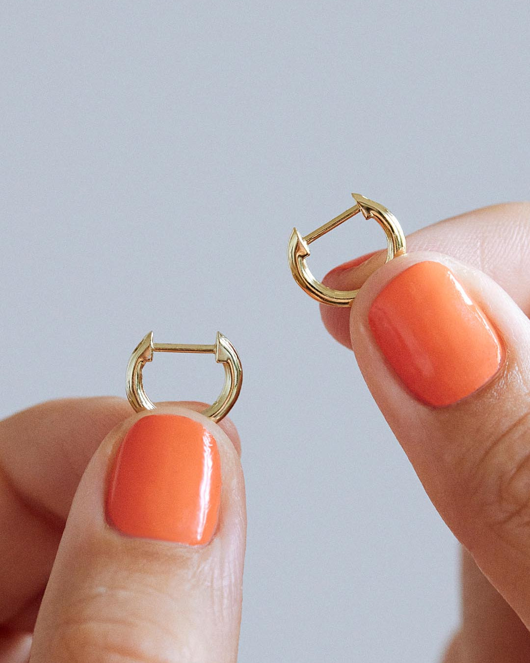 Sterling Silver - Mini Huggie Hoops