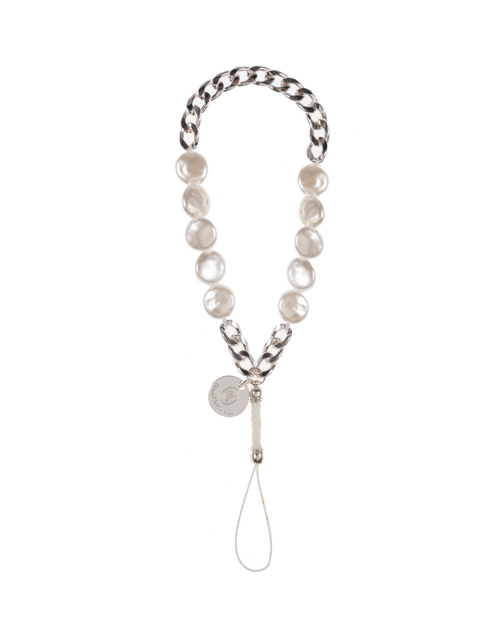 Crown Jewels Silver Phone Charm
