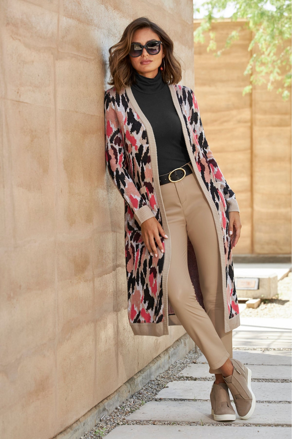 Faux Leather Five Pocket Pant Light Tan