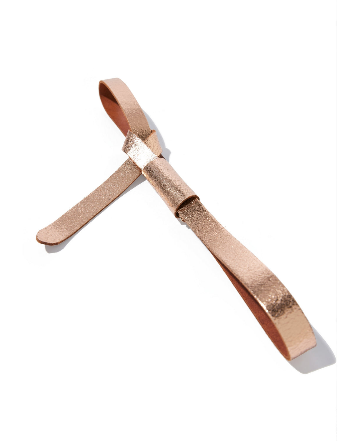 Loop Tie Waist Belt Rose Gold
