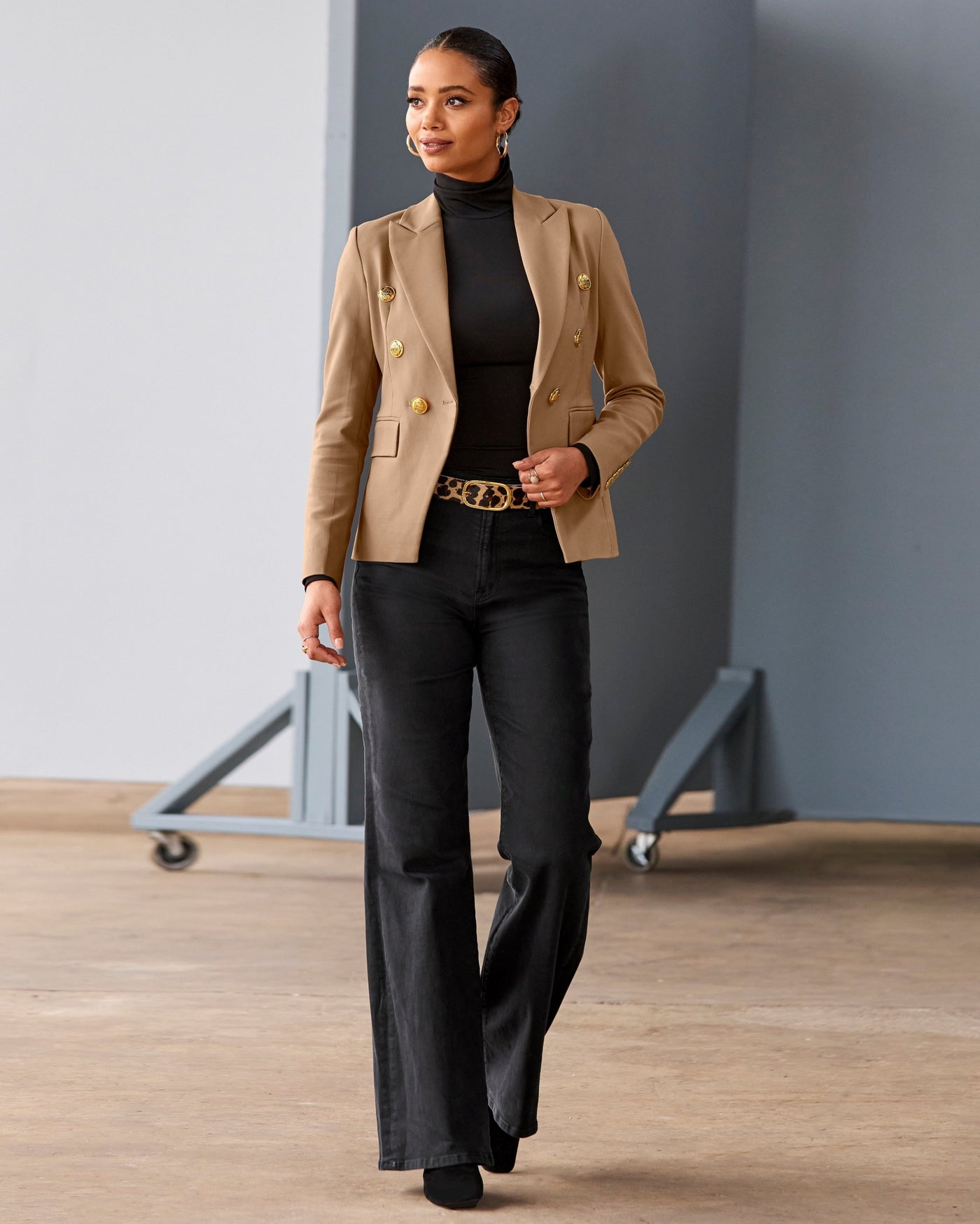 Malibu High-Rise Wide Leg Jean Black Denim