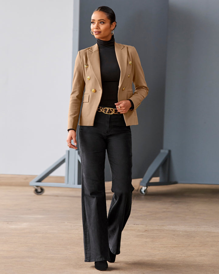 Malibu High-Rise Wide Leg Jean Black Denim