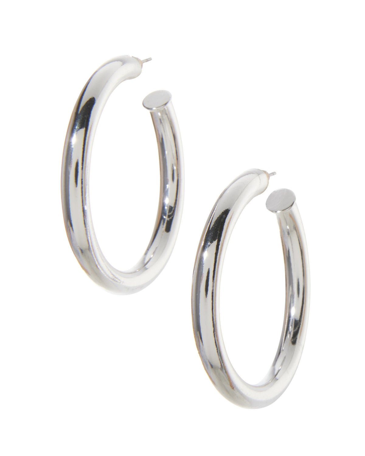 Statement Hoop Earring Silver