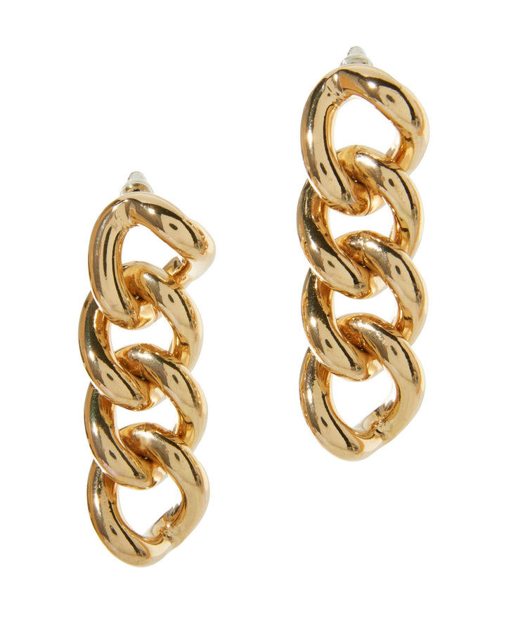 Gold Chain Link Earring Gold