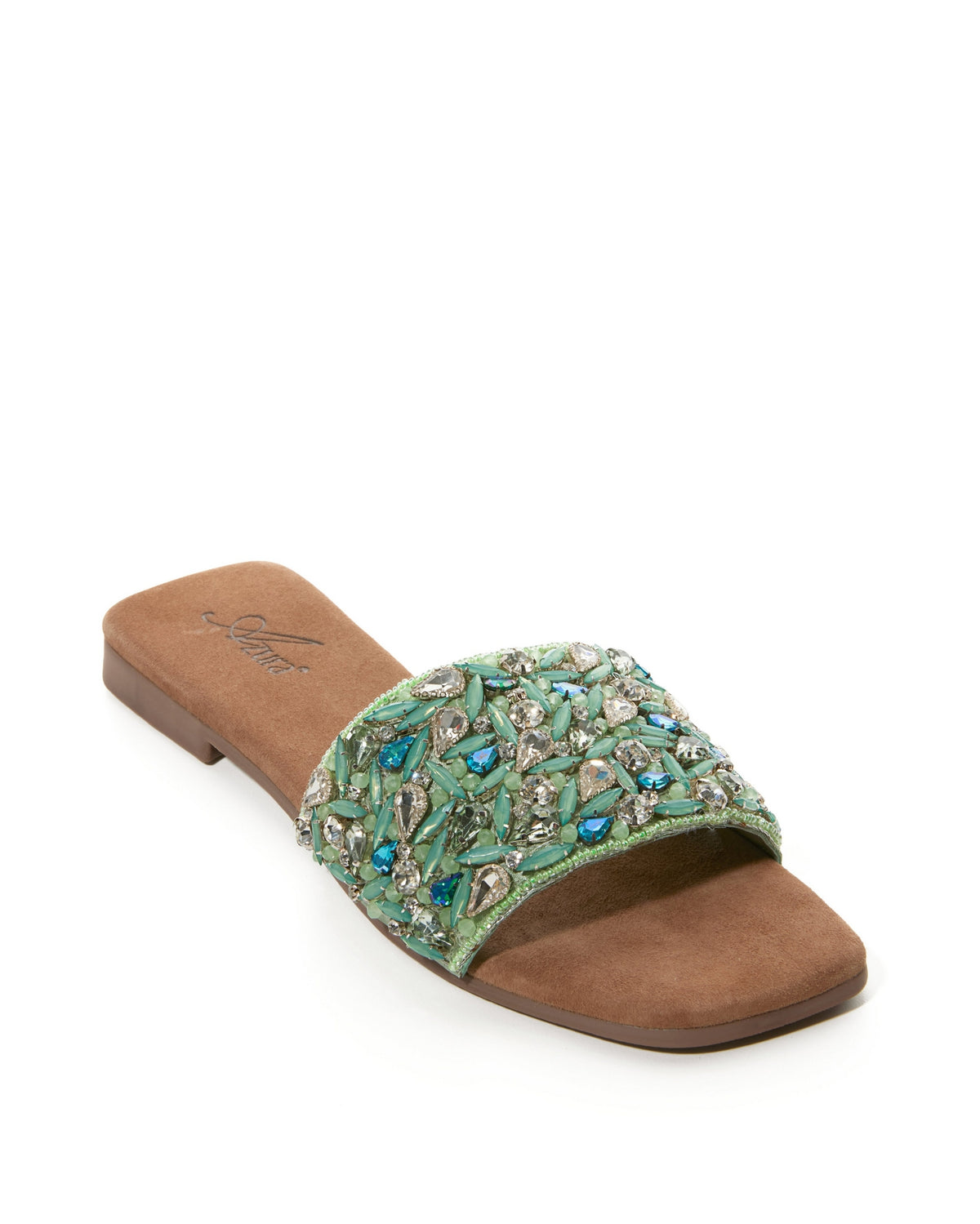 Embellished Multi Slide Mint