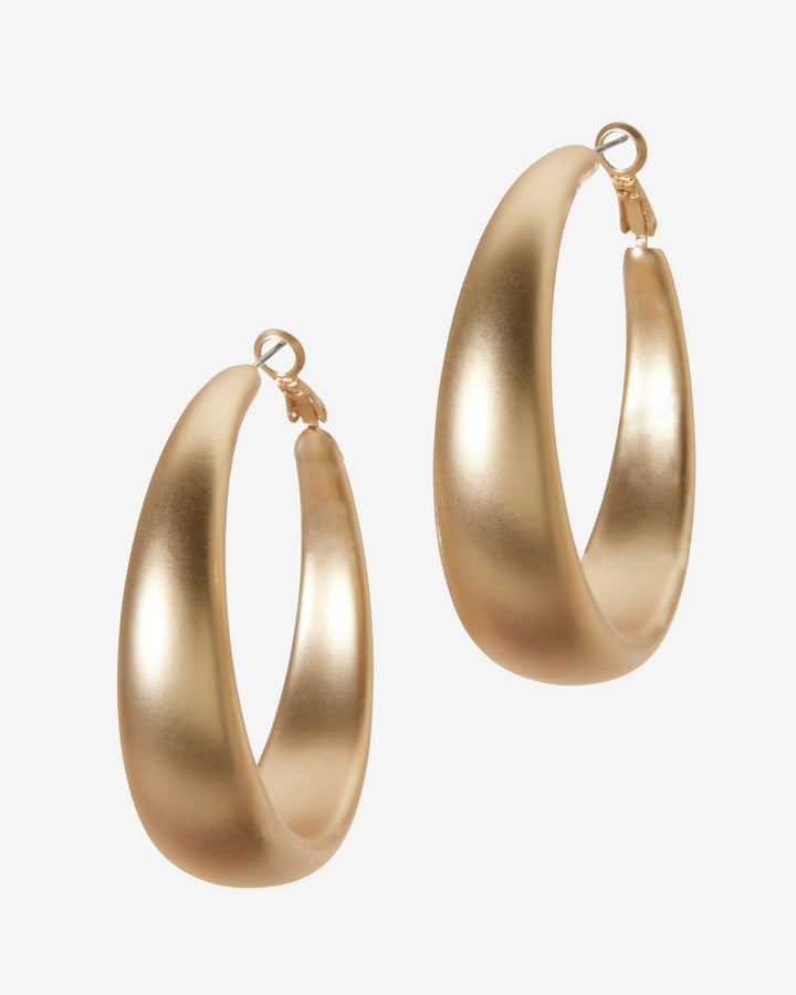 Matte Finish Hoop Gold