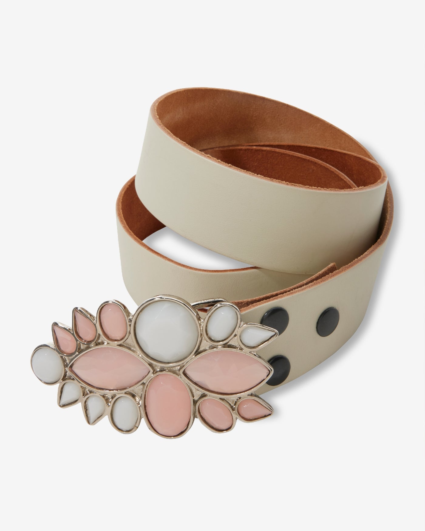 Jeweled Buckle Belt Multi