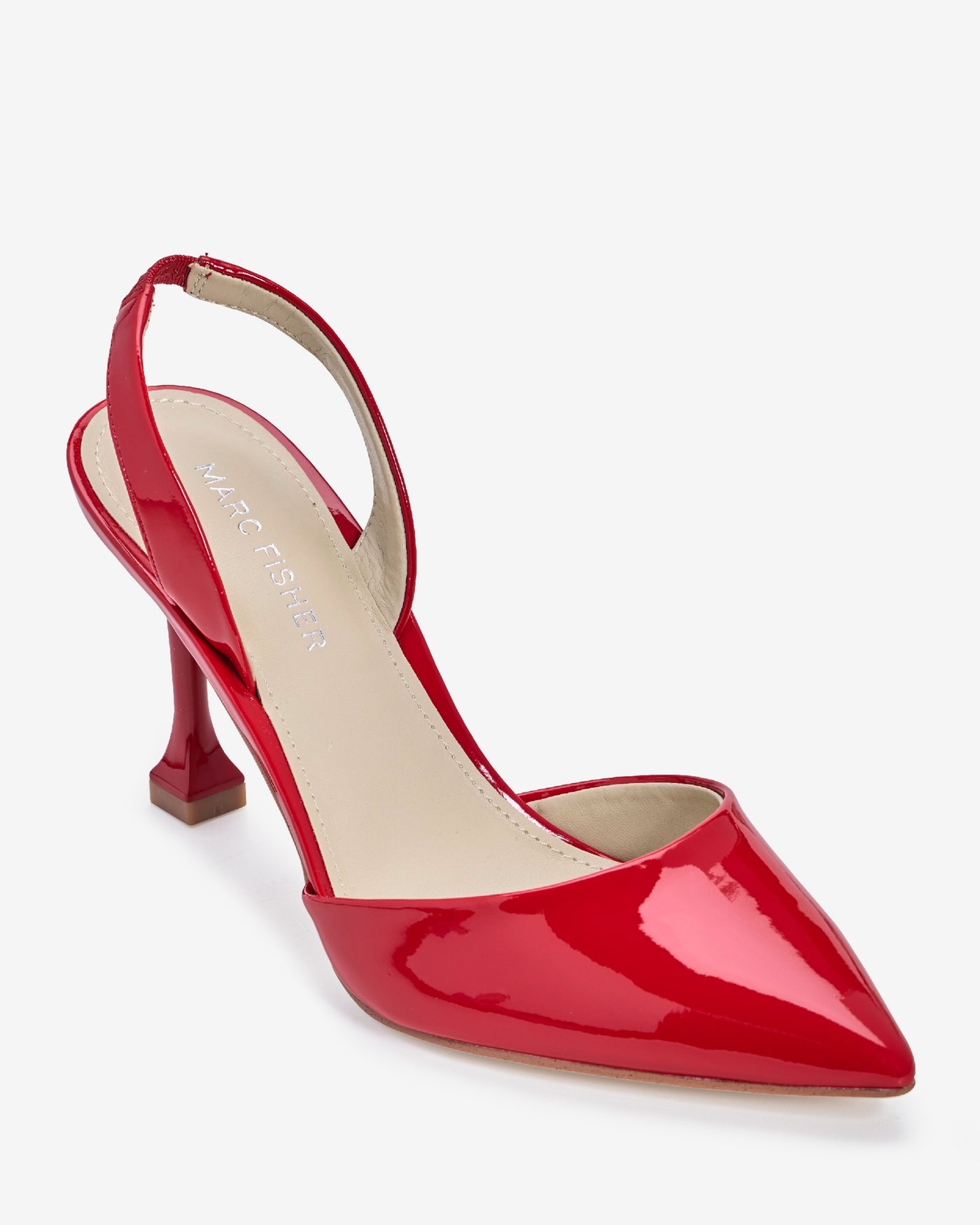 Slingback Covered Toe Heel Red