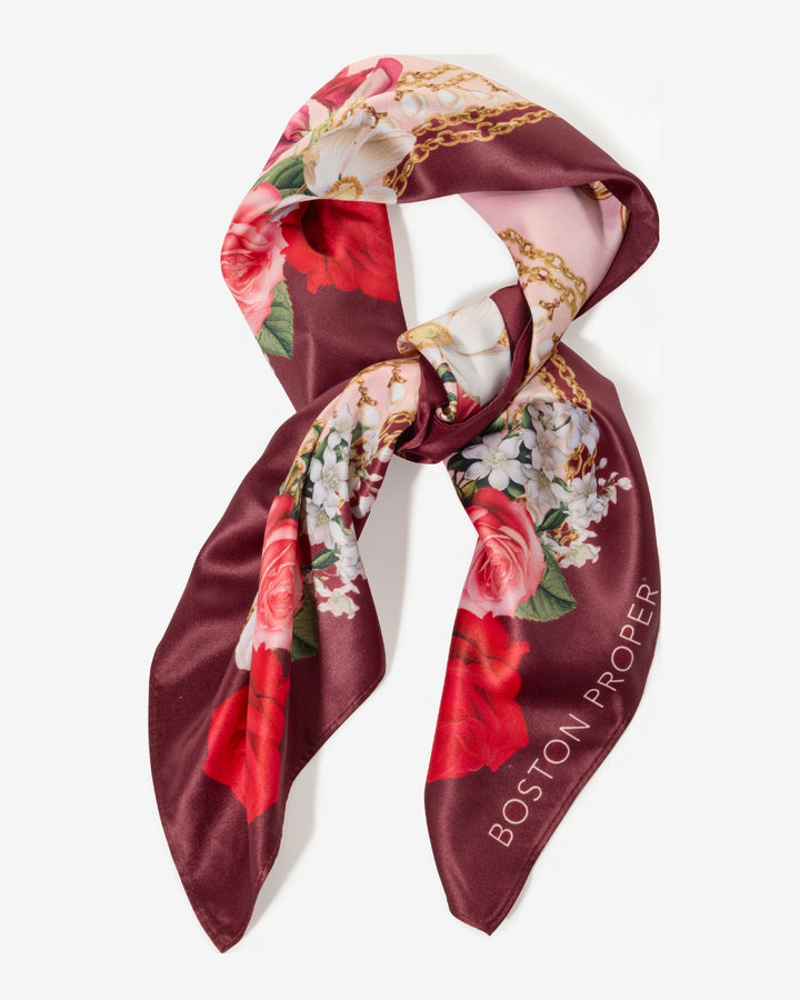 Boston Proper Printed Scarf Flowers of Hope