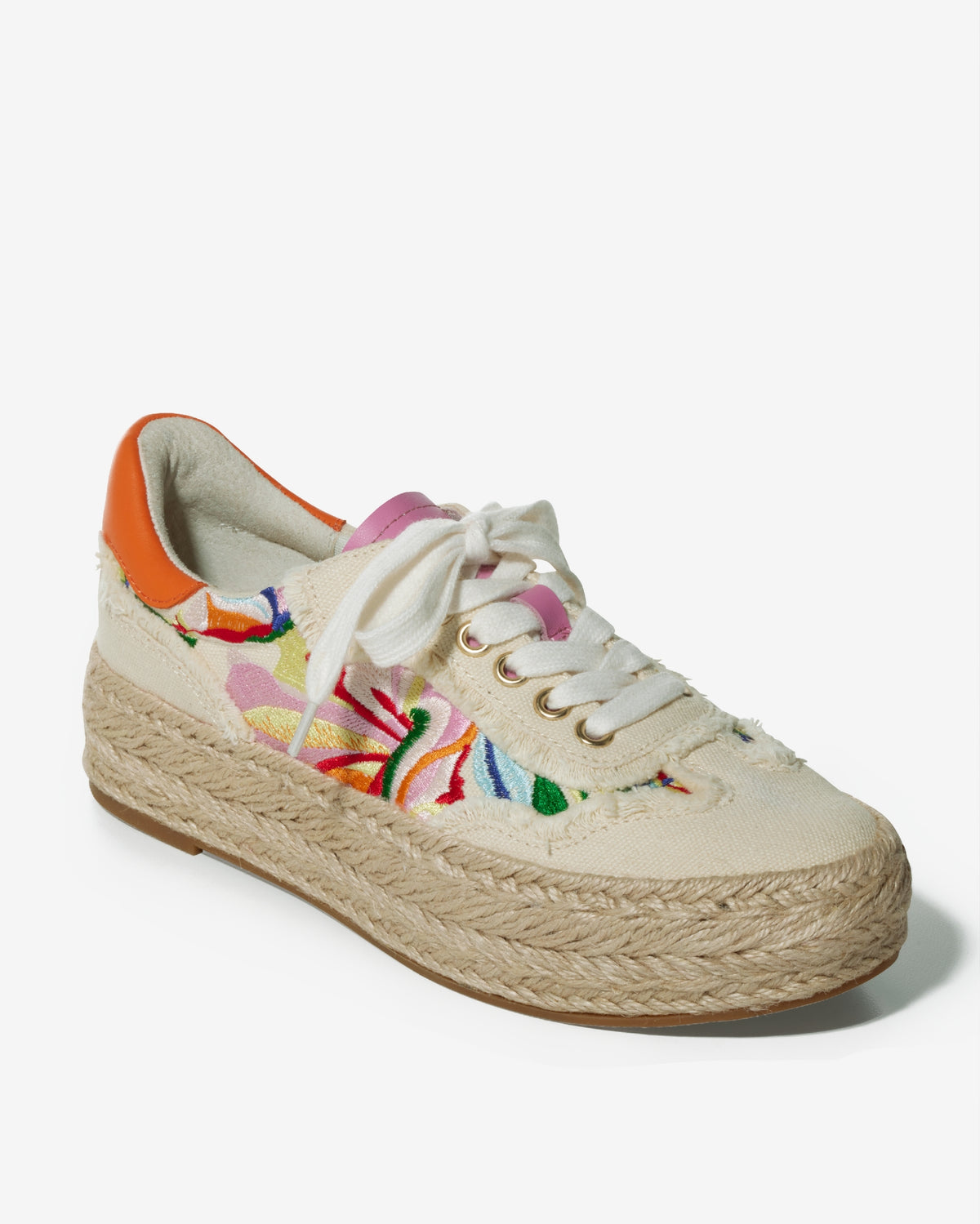 Floral Multi Raffia Sneaker Multi
