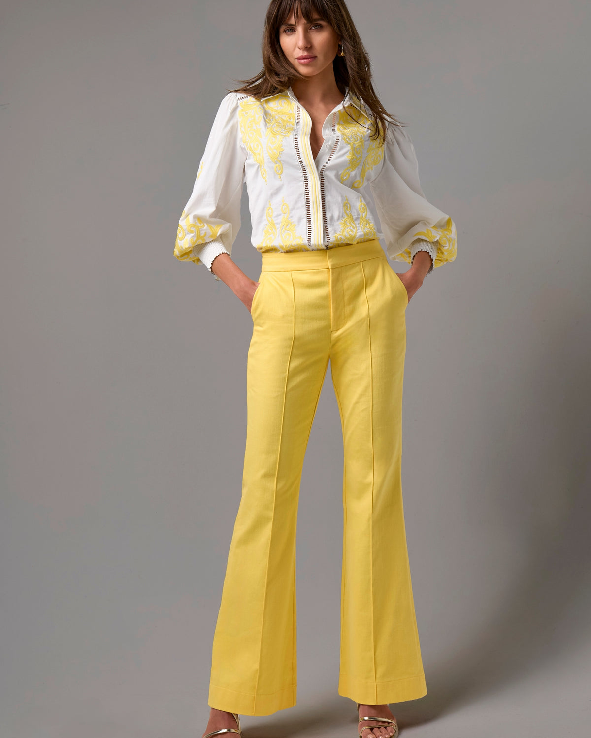 Monterey Trouser Jean Lemon Drop