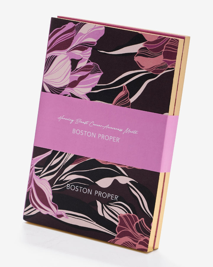 Boston Proper Printed Journal Set Maroon
