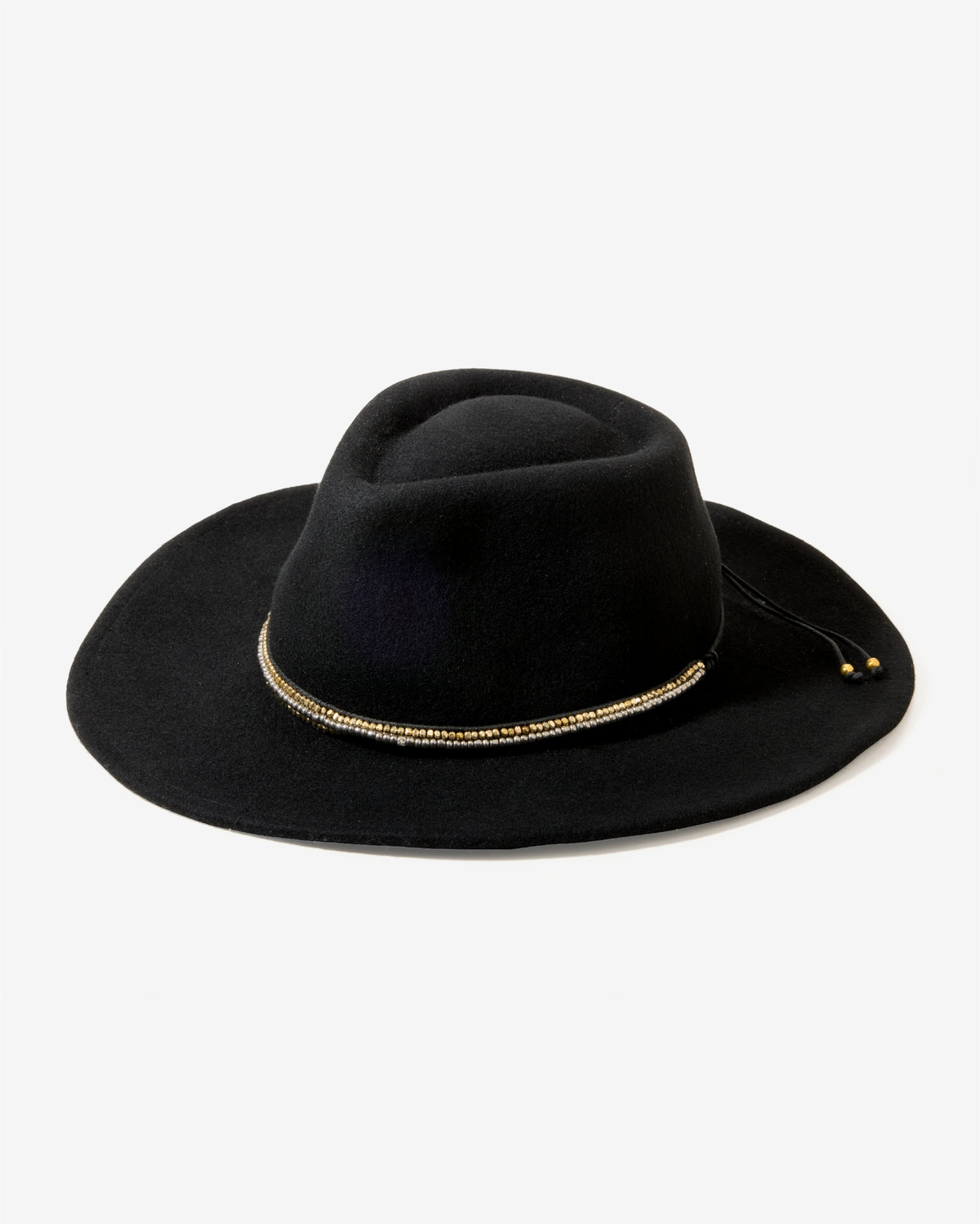 Suede Western Hat Black