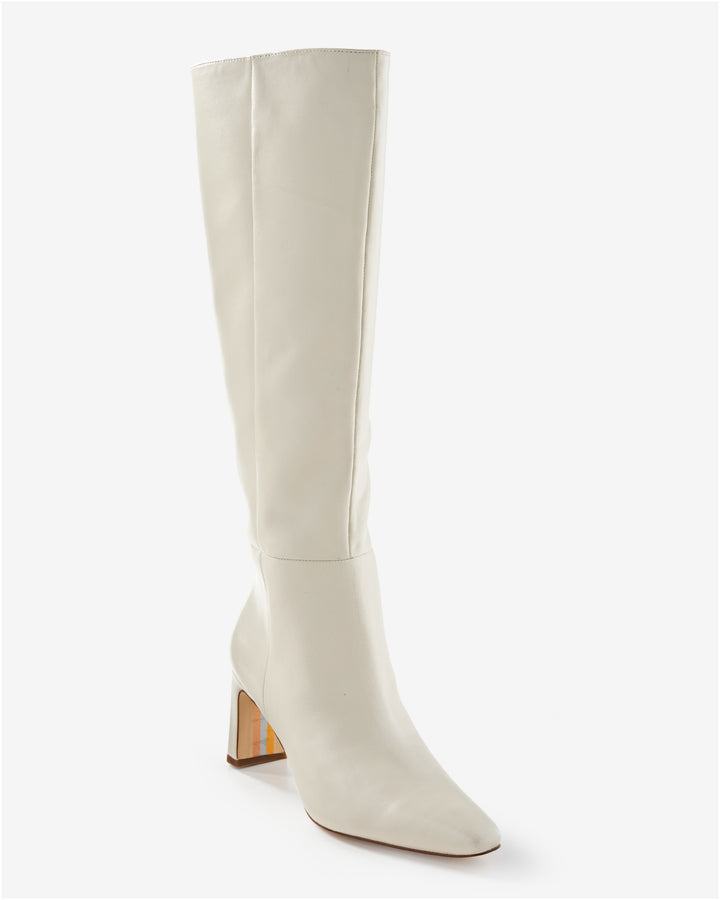 Sam Edelman Pointed Toe Boot Ivory