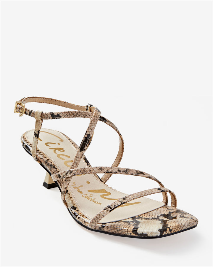 Circus by Sam Edelman Strappy Kitten Heel Black Multi