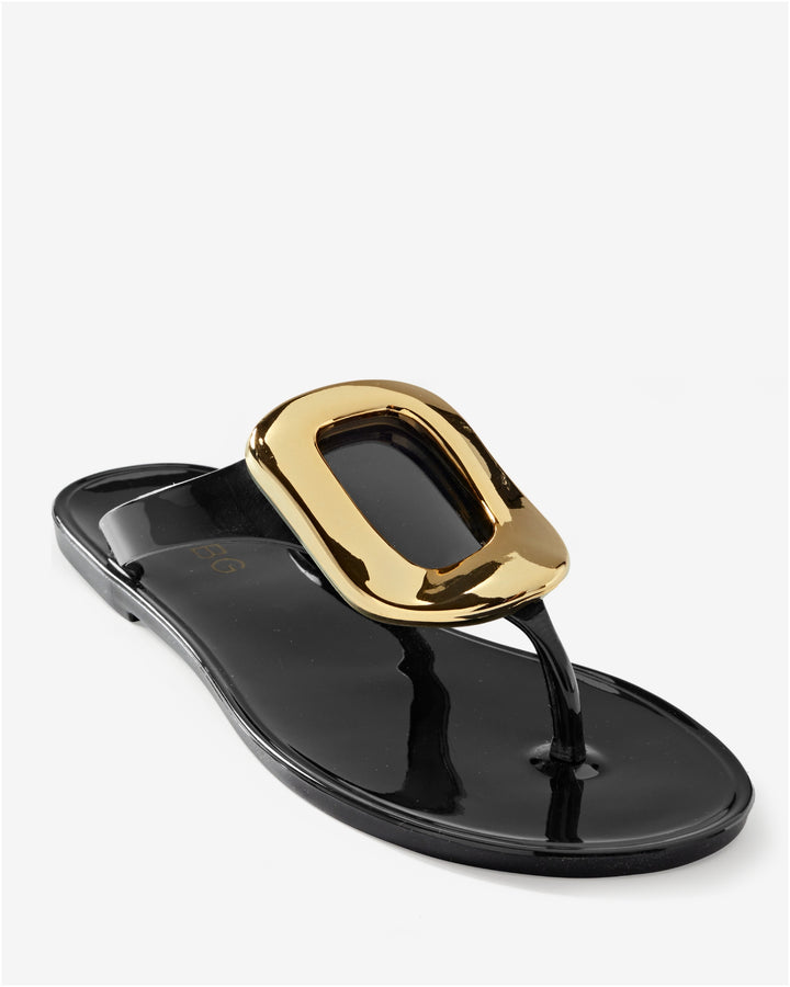 BCBGeneration Modern Hardware Pool Slide Black
