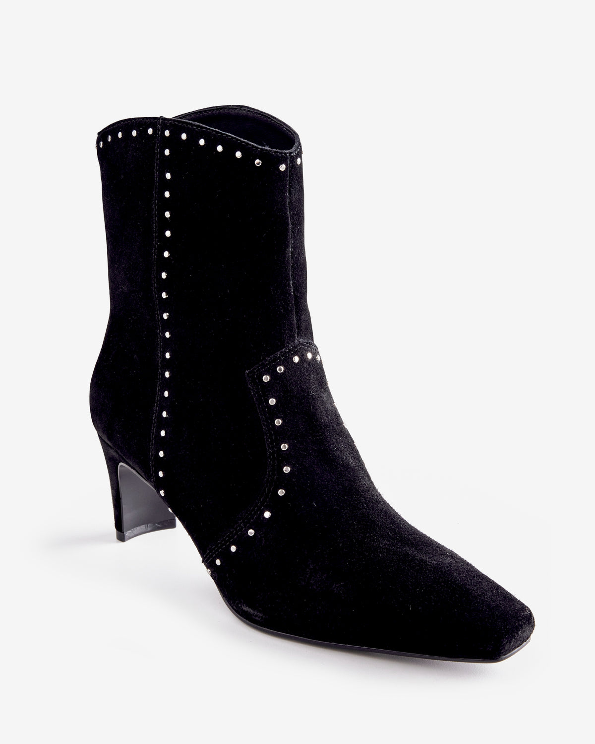 Rebecca Minkoff Suede Studded Bootie Black