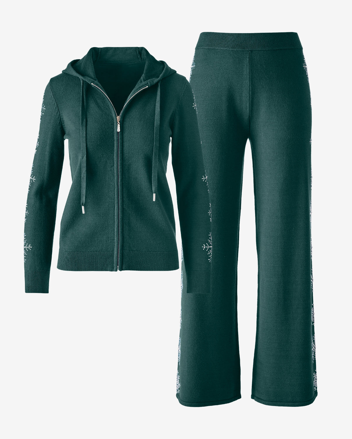 Snowflake Embellished Lounge Set Hunt Club