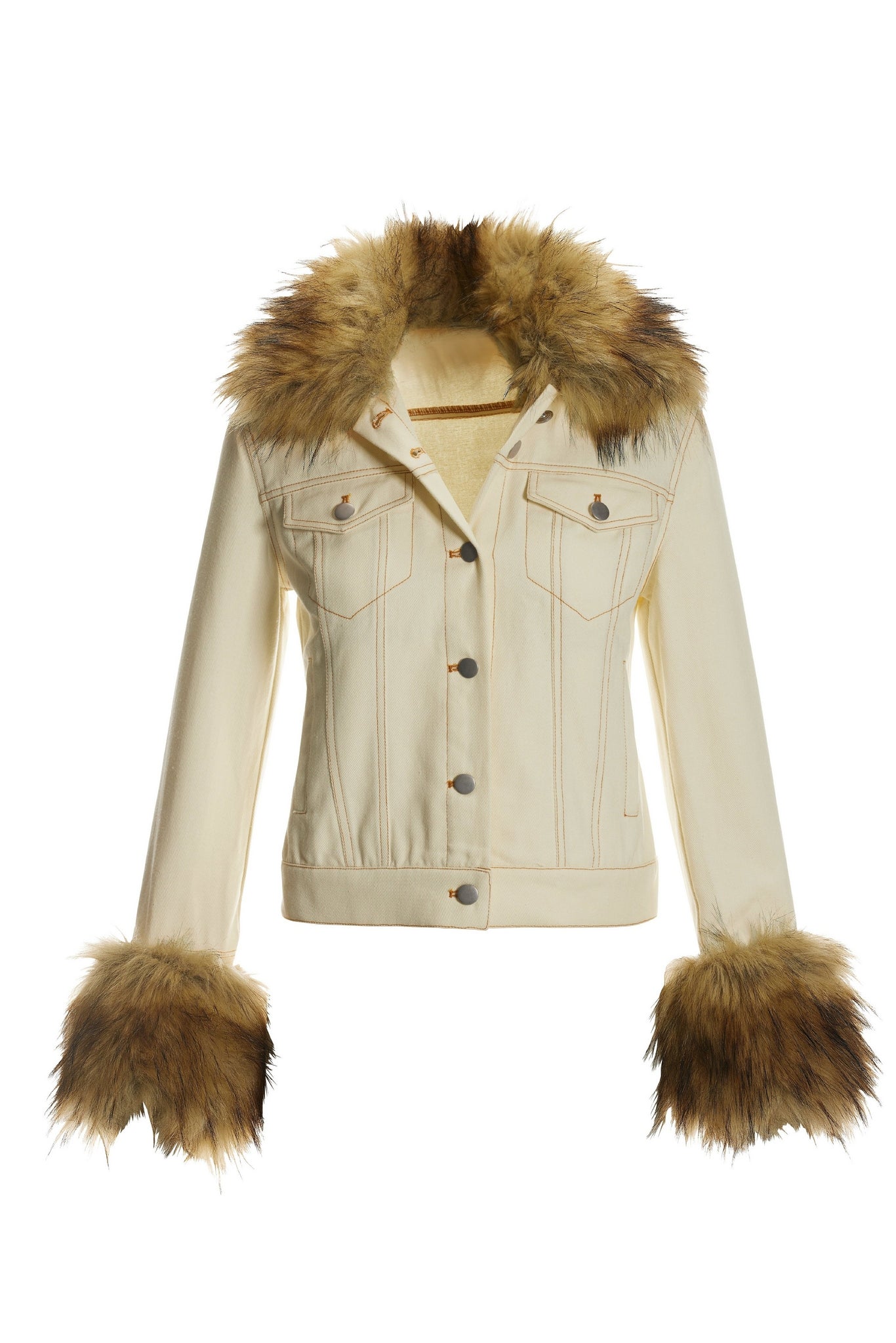 ぴーなっつConvertible Faux Fur Tippet Coat Timeless Vintage 1970's Spotted Rabbit Fur Full Length Coat