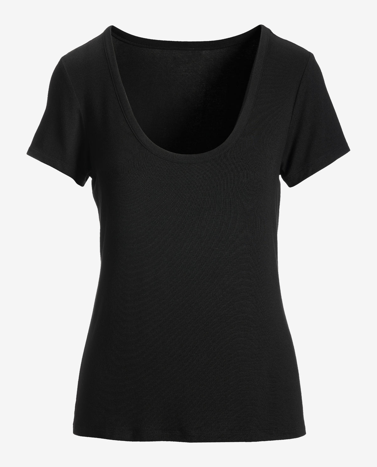 So Effortless Scoopneck T Shirt Black