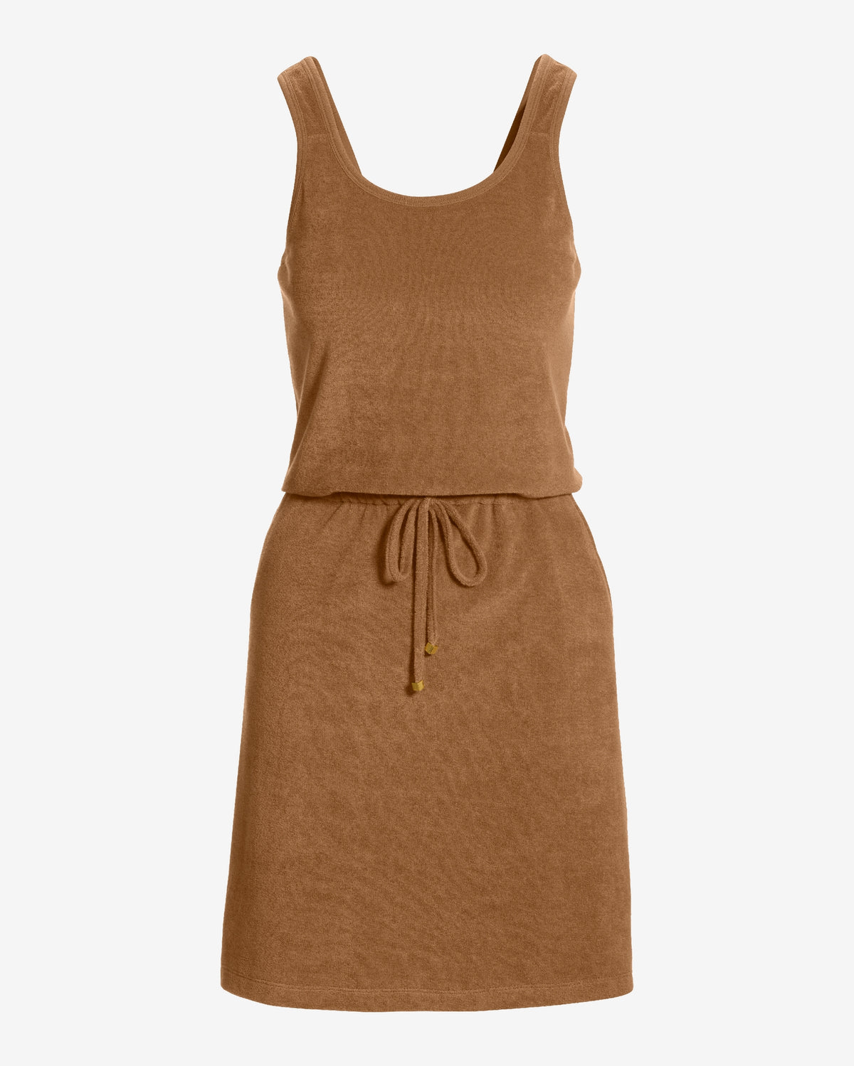 Beach Terry Cinched Sport Dress Toasted Coconut