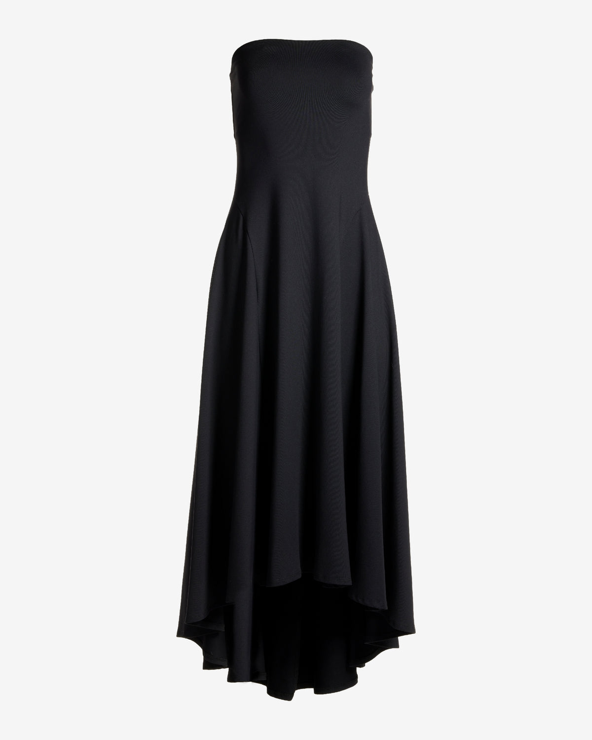 Susana Monaco x Boston Proper Strapless High Low Dress Black