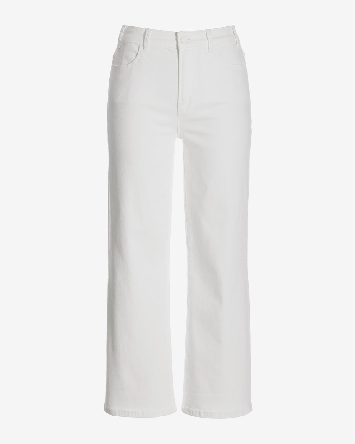 Malibu Wide Leg Cropped Jean White