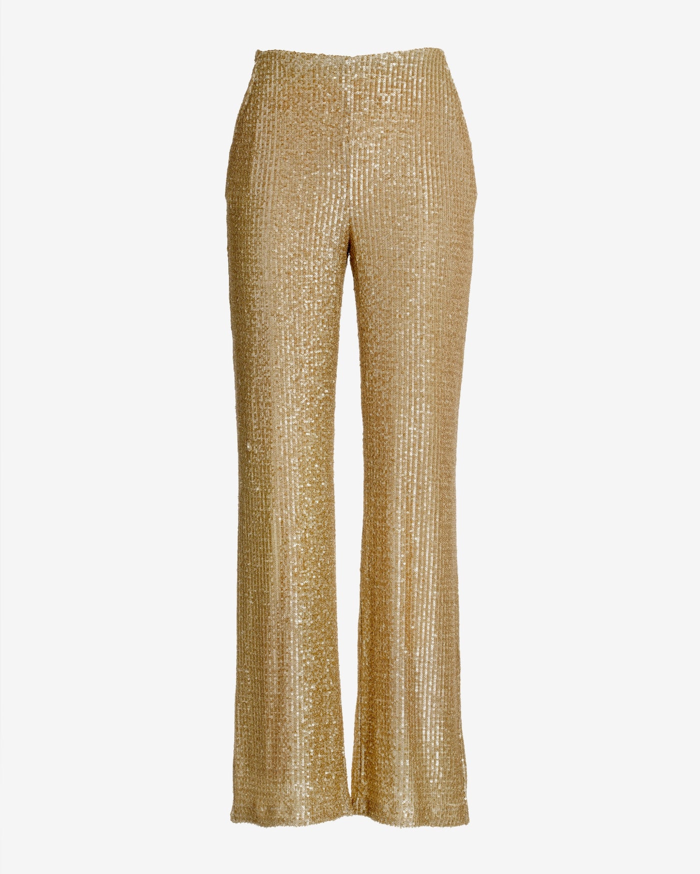 Malibu Sequin Wide Leg Pant Champagne