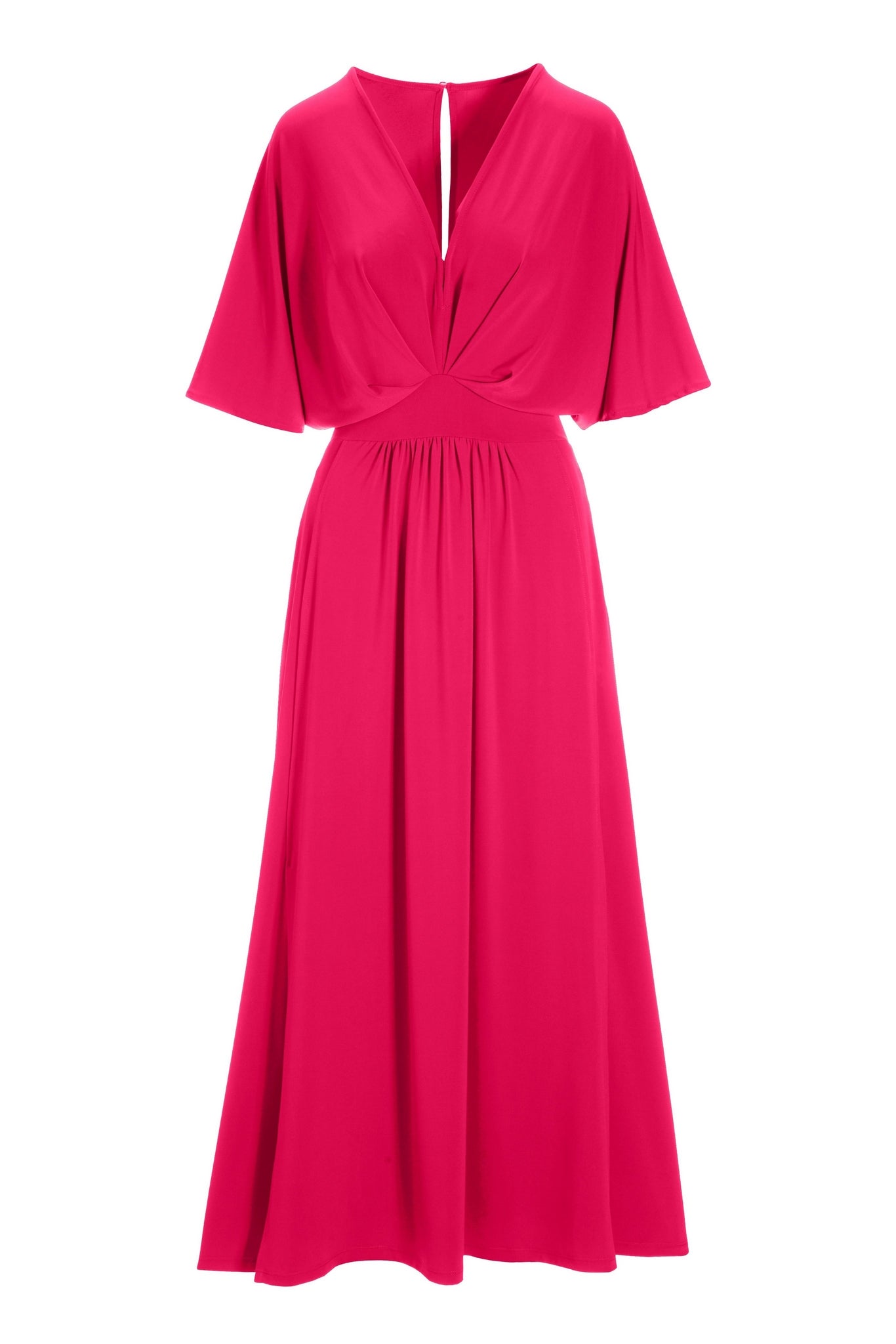 Draped Flutter Sleeve Maxi Love Potion