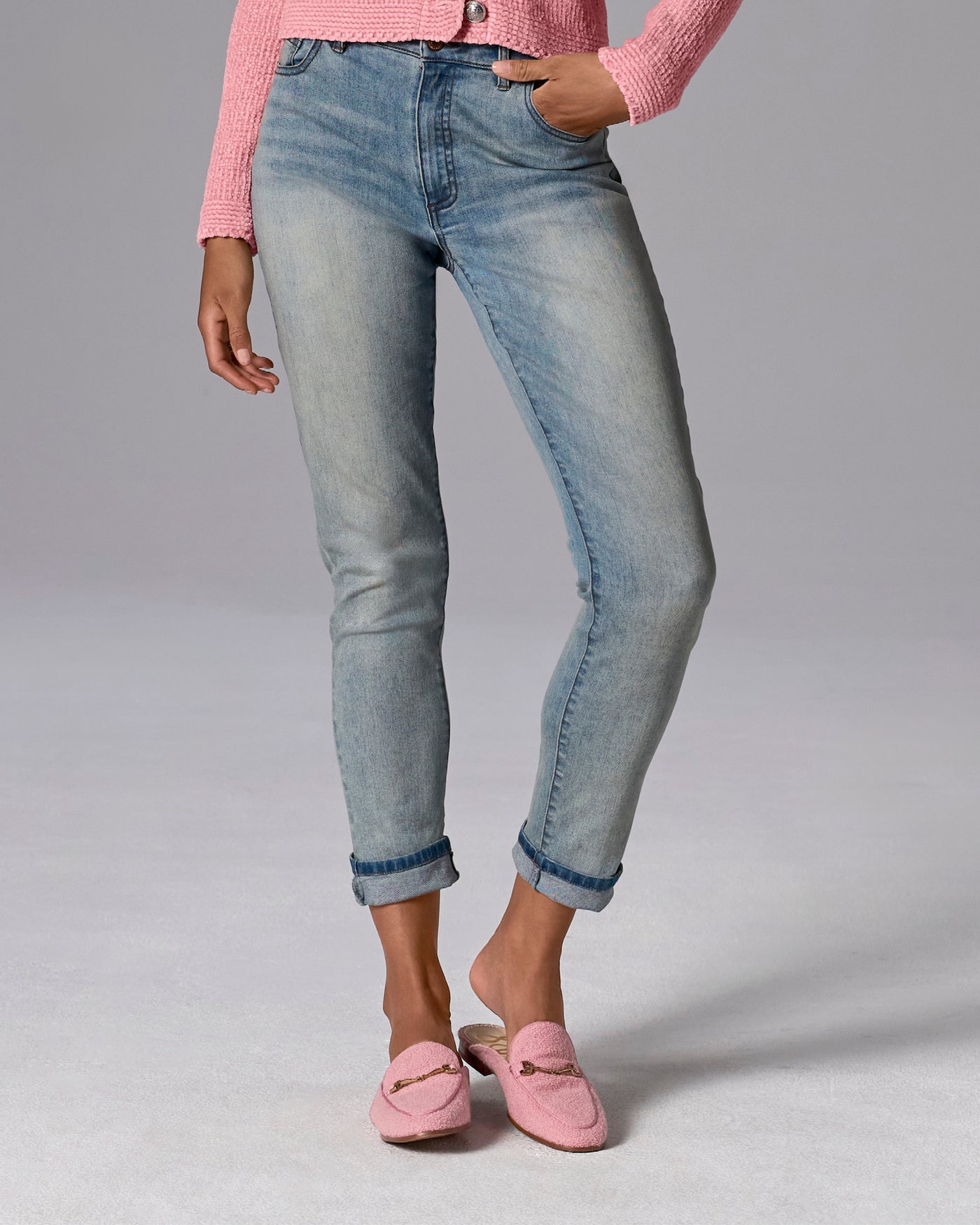Textured Mule Rose