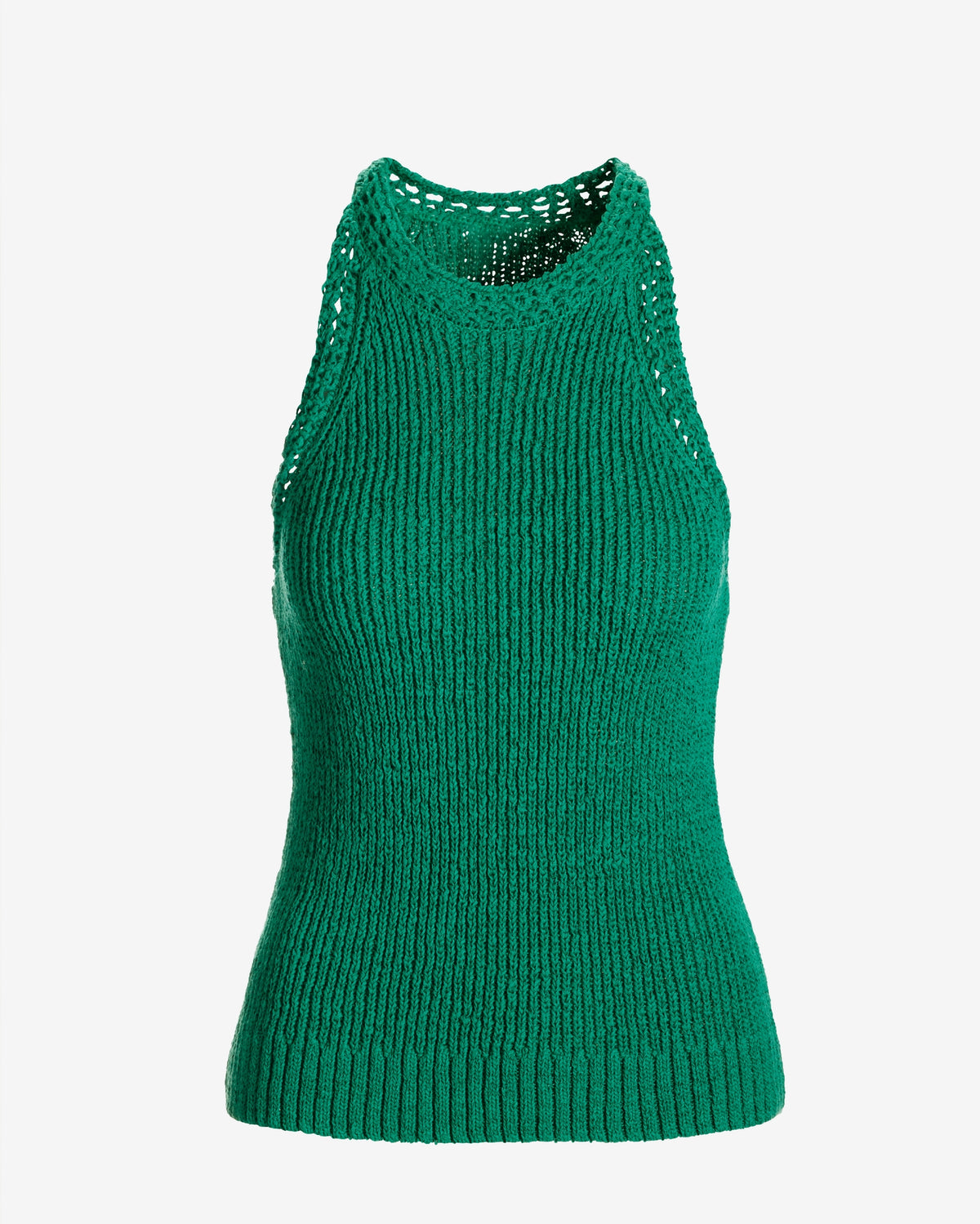 High Neck Sweater Tank Greenlake