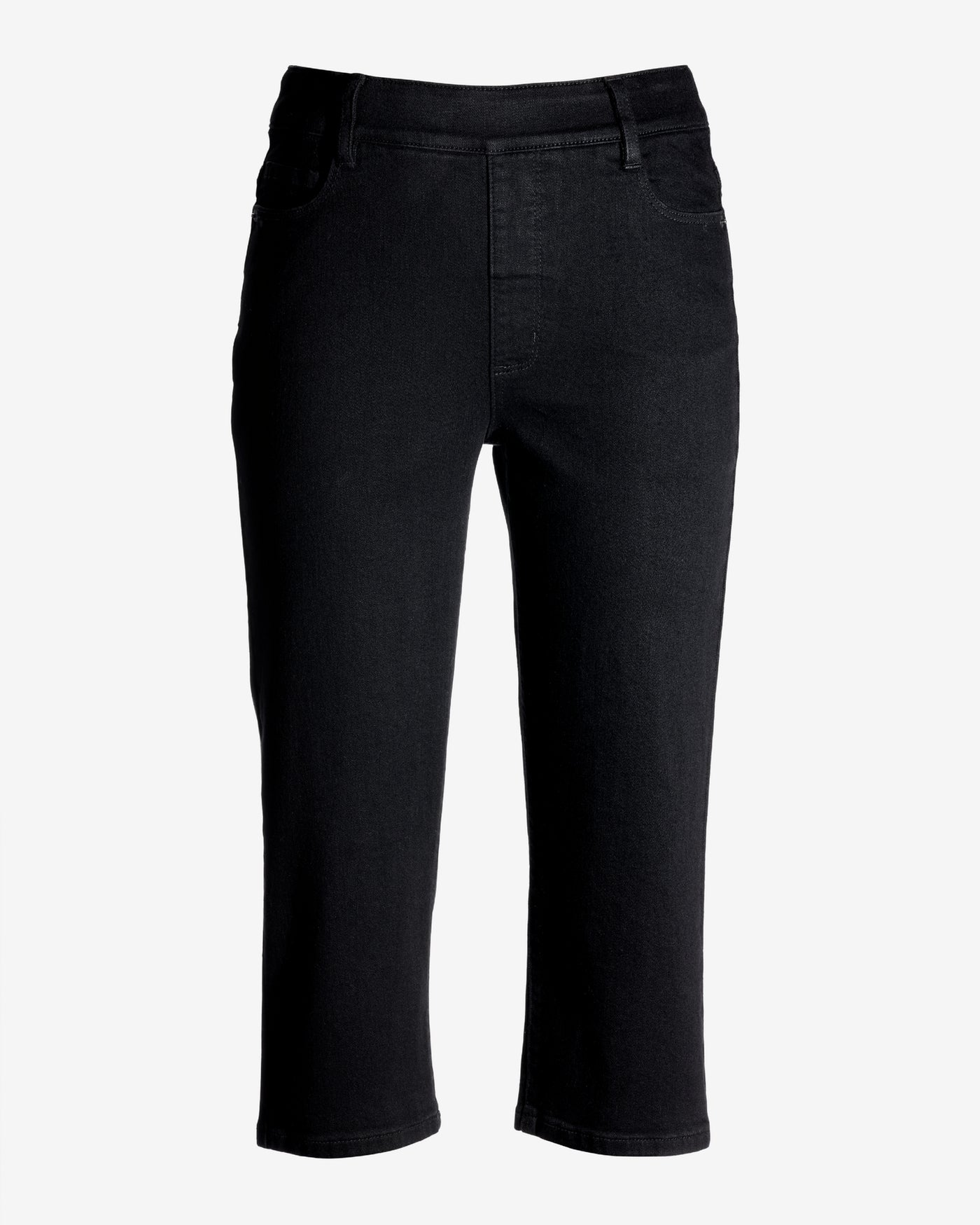 Hampton Pull On Pedal Pusher Black
