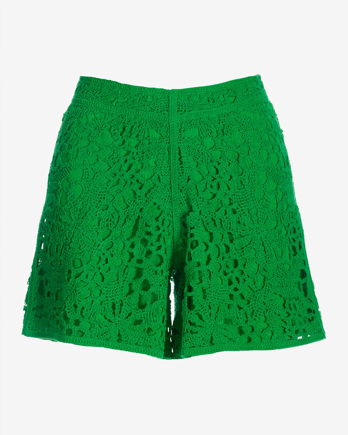 Crochet Pull On Short Fern Green