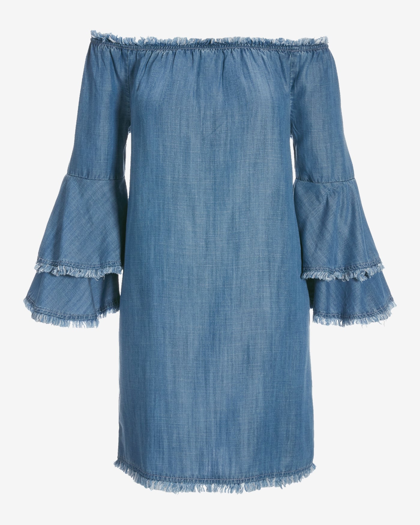 Tencel OTS Dress Medium Wash