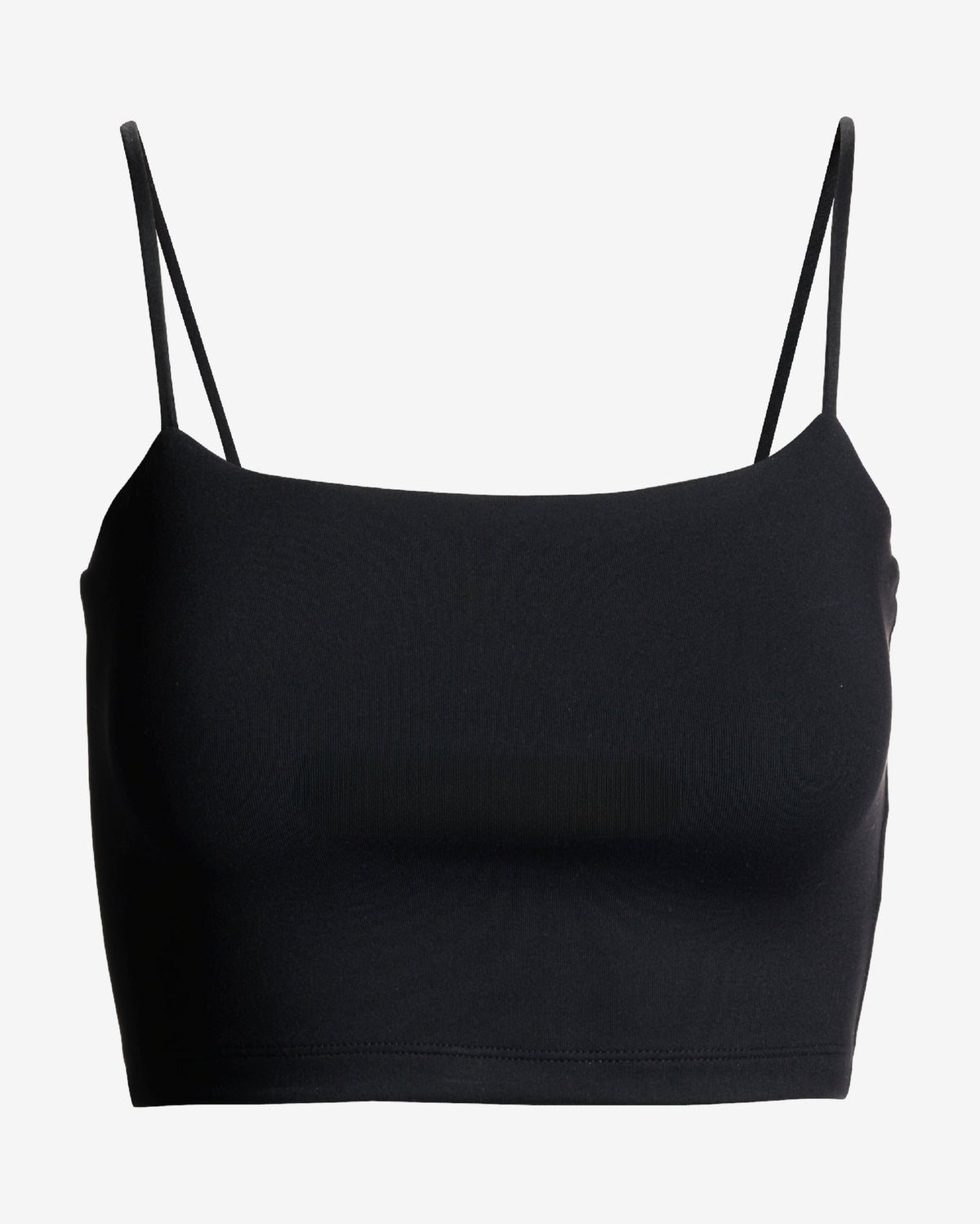 Susana Monaco x Boston Proper Cropped Cami Knit Top Black