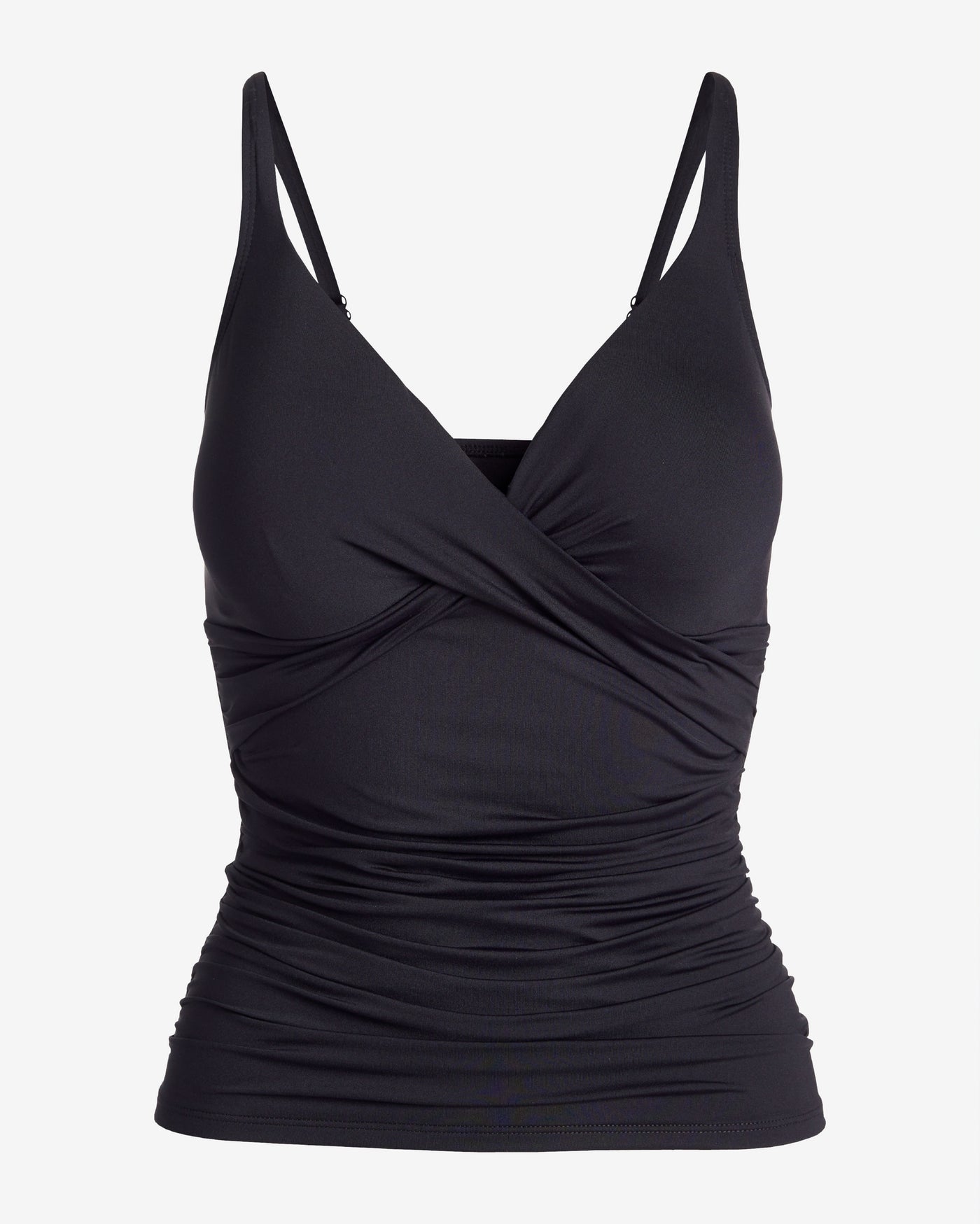 Swim Sense V-Neck Tankini Top Proper Black