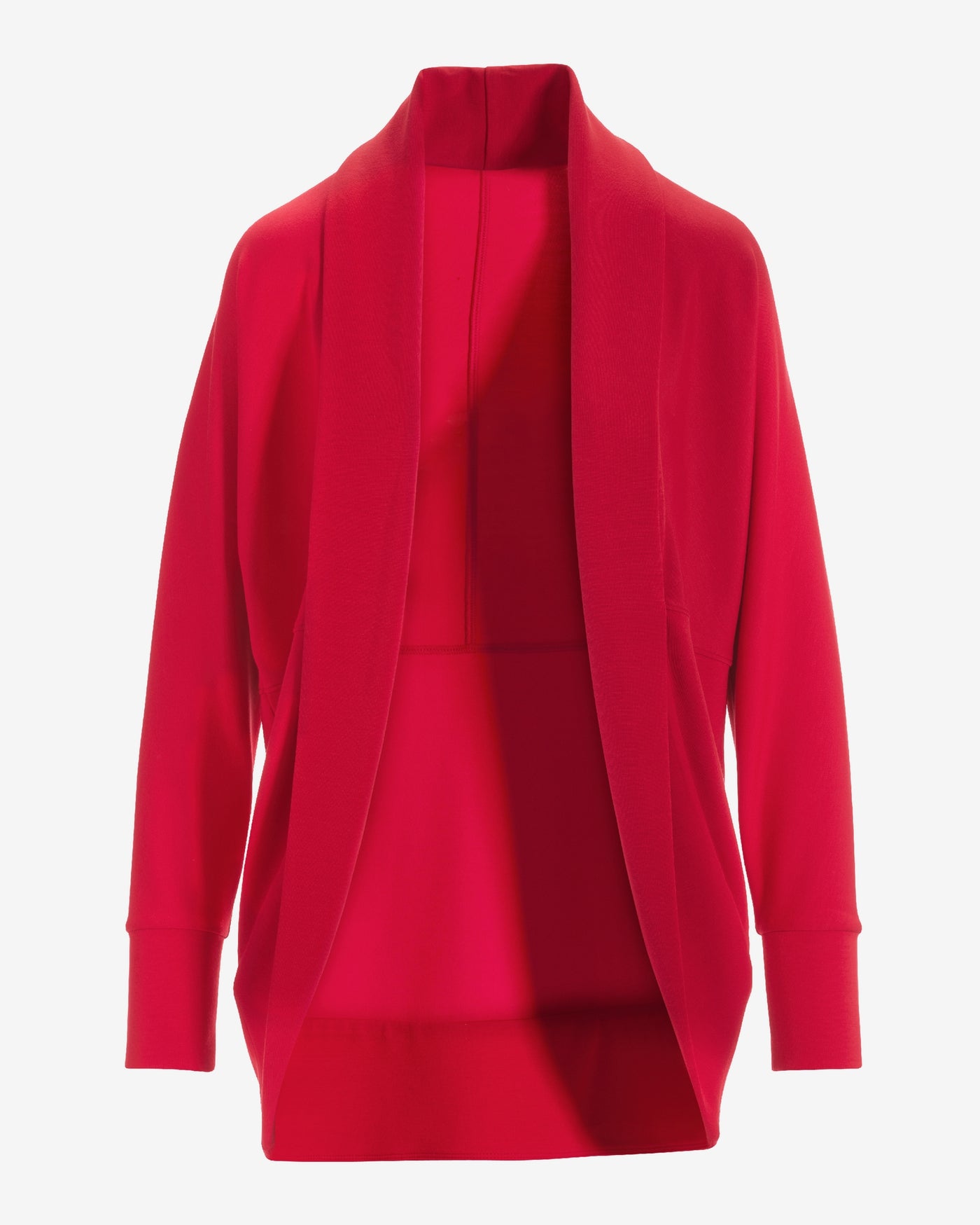 Luxe Lounge Cocoon Cardigan Racing Red