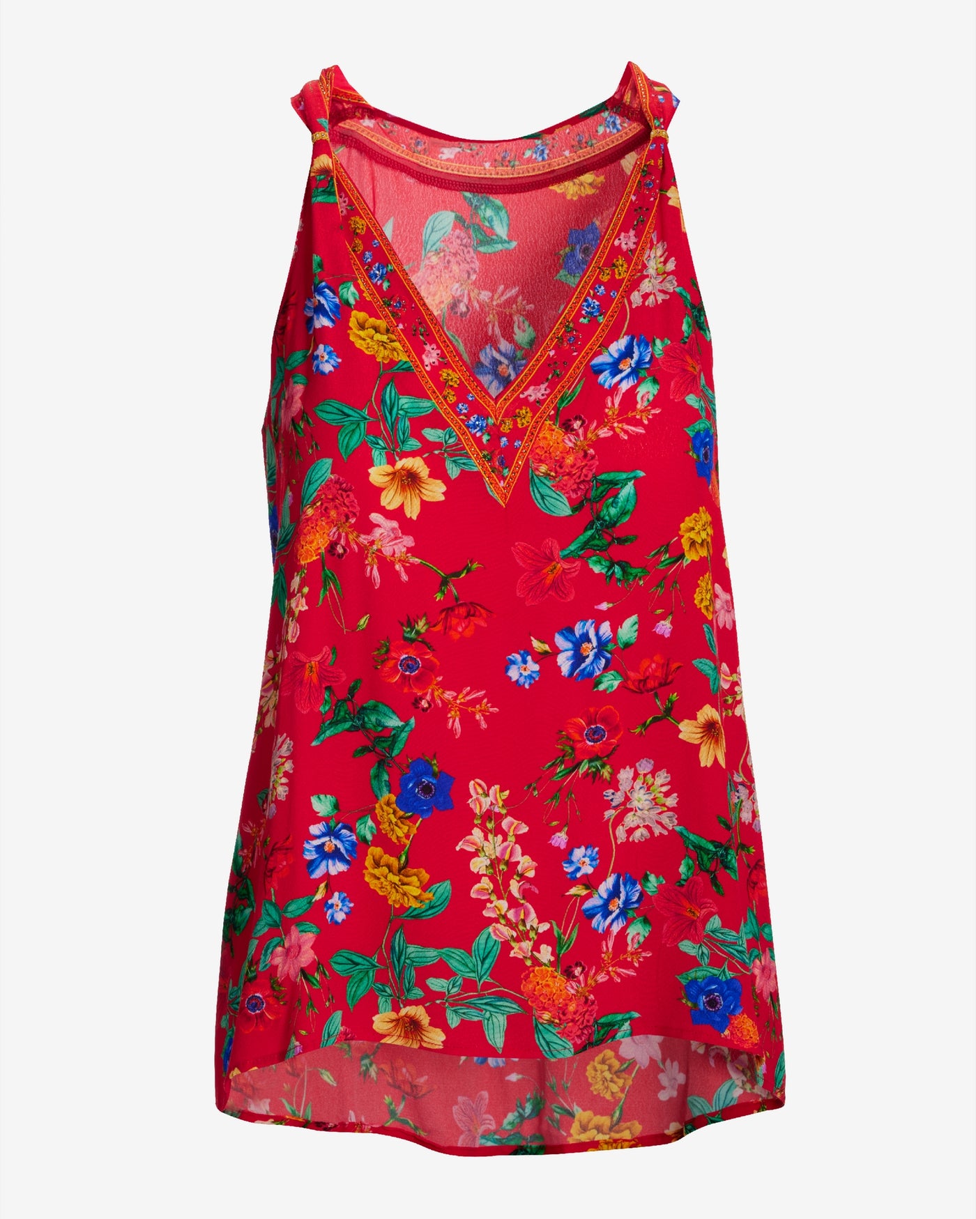 Easy Chic V Neck Blouse Botanical Dreams