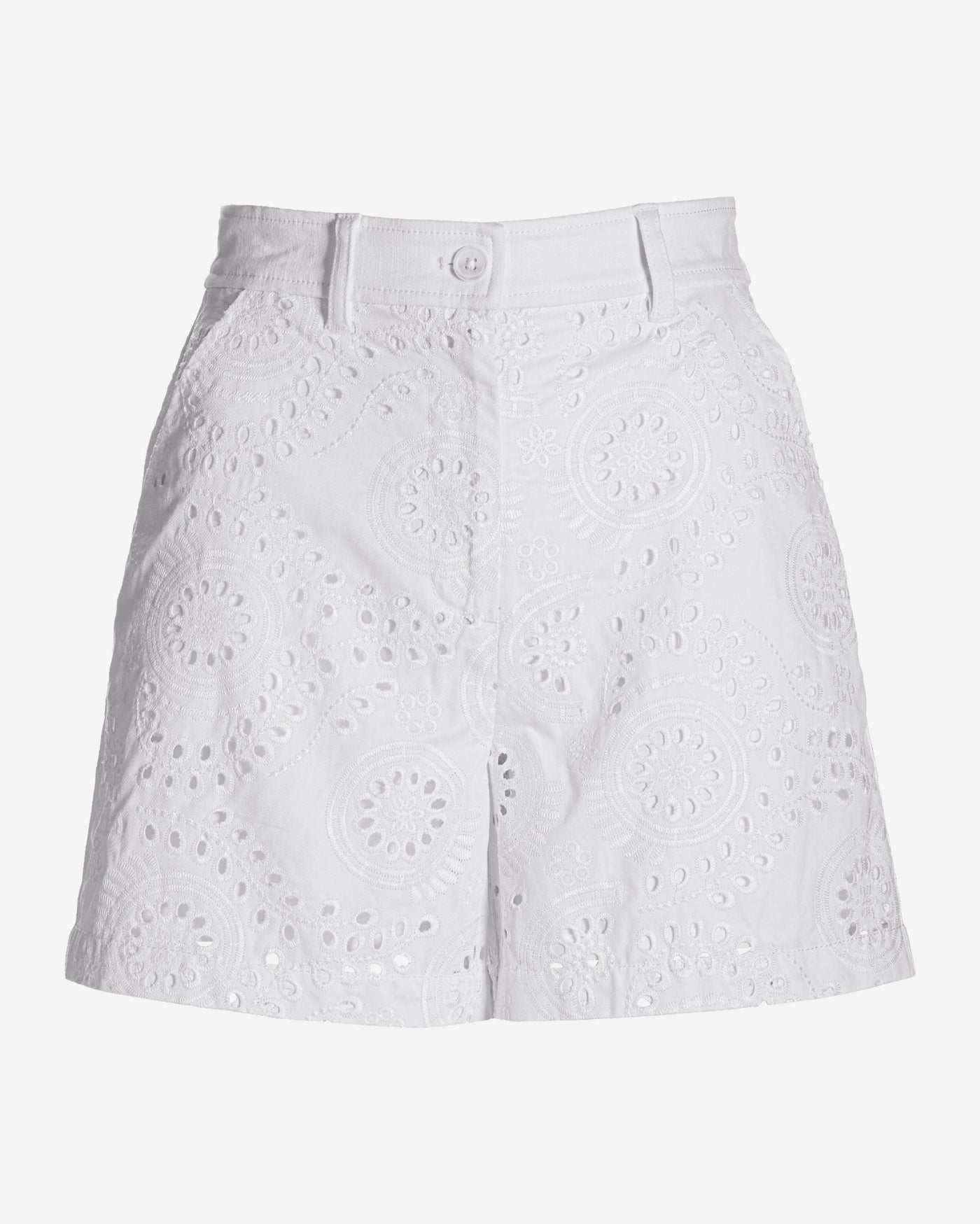 Eyelet Short White