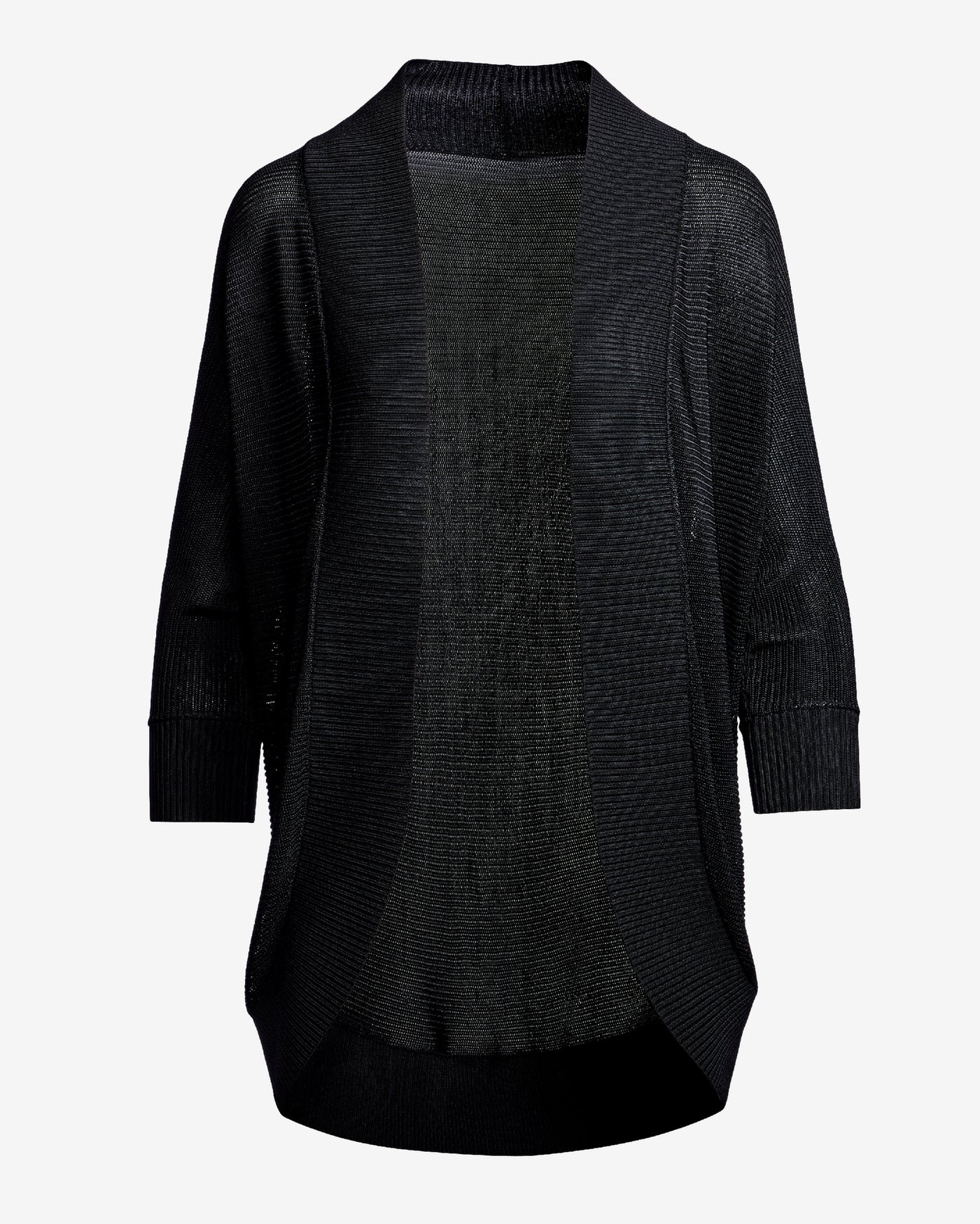 Effortless Cocoon Cardigan Black