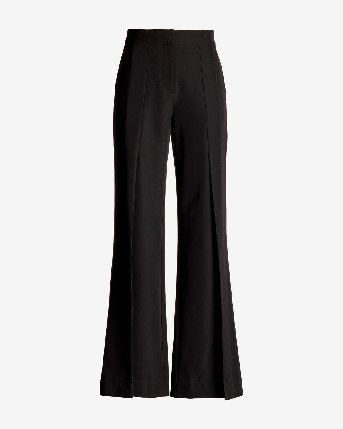 Slit Front Trouser Pant Black