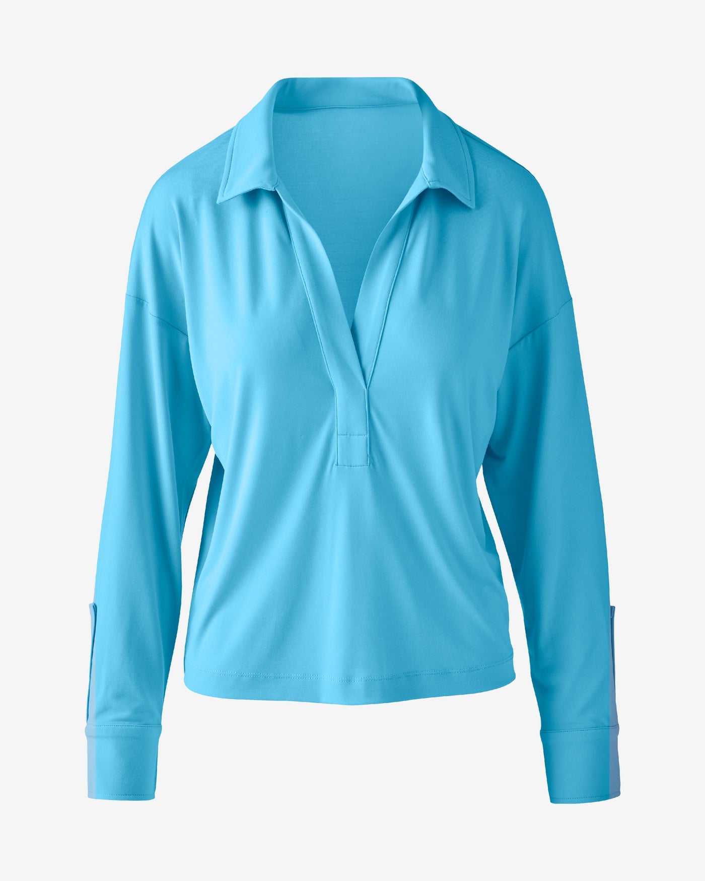 Collared Knit Shirt Baltic Sea