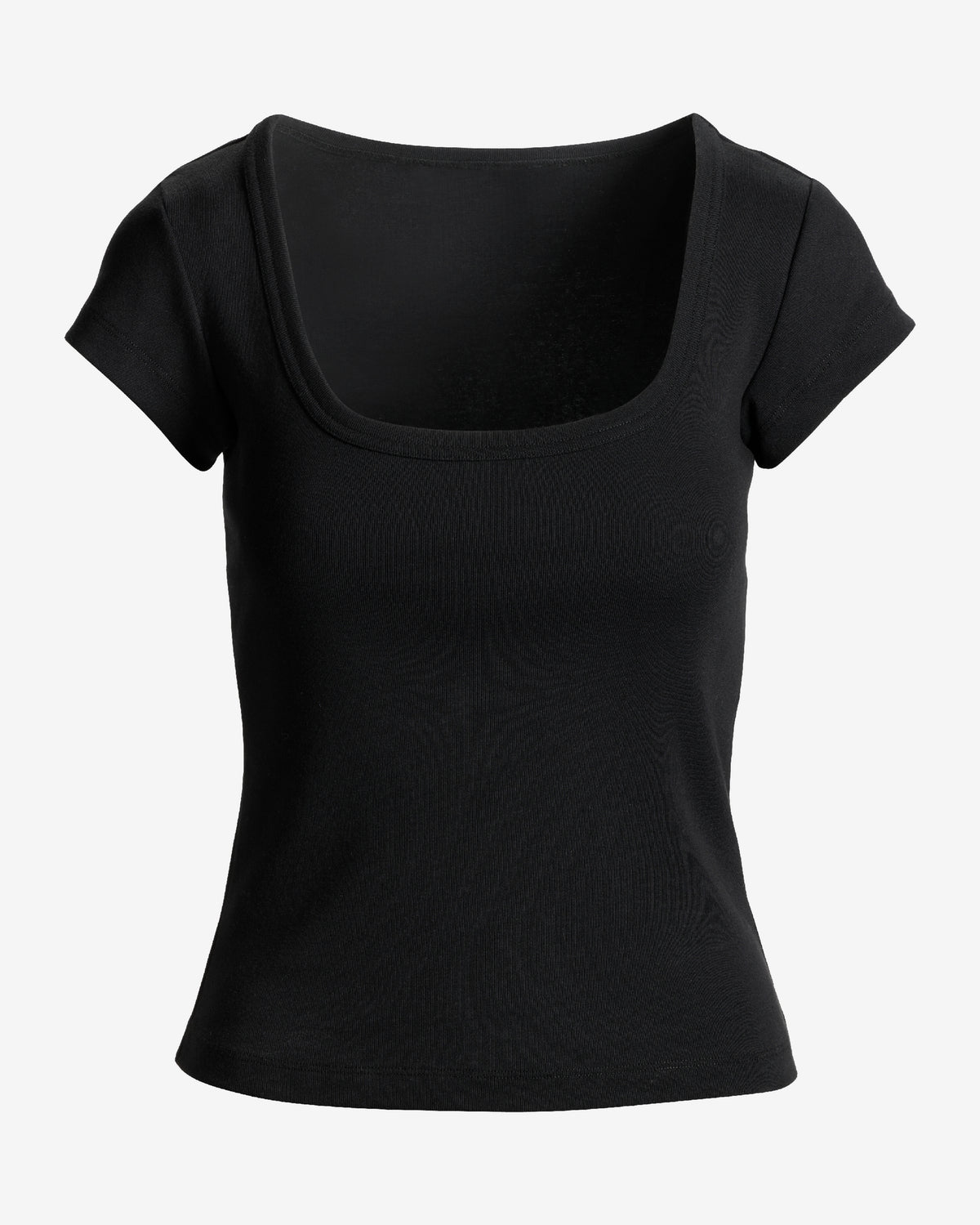 Cotton Cap Sleeve T-Shirt Proper Black